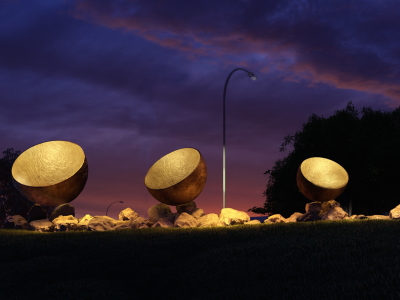 Sky Vessels at night