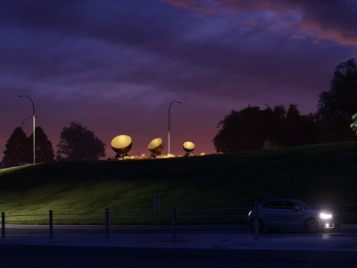 Sky Vessels at night